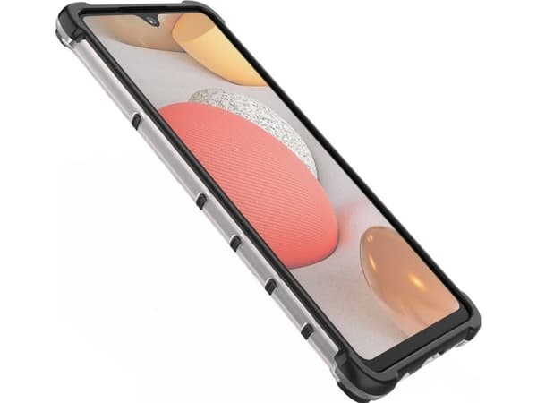 Hurtel Honeycomb panssaroitu kotelo geelikehyksellä Samsung Galaxy A42 5G vihreä