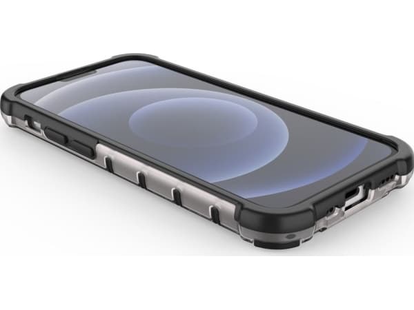 Hurtel Honeycomb pansarskal med gelram iPhone 13 mini röd