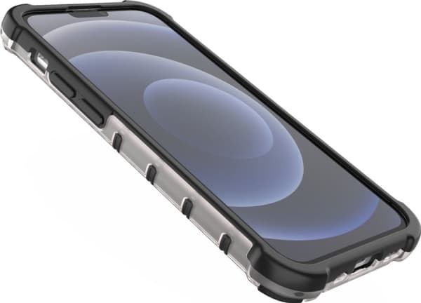 Hurtel Honeycomb pansarskal med gelram iPhone 13 mini röd