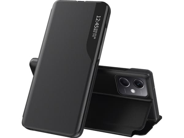 Hurtel Eco Leather View Case etui do Xiaomi Redmi Note 12 5G / Poco X5 5G z klapką podstawka sort