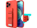 Miniatyrbild 4 av 5: Hurtel Rope fodral gel fodral med nyckelband kedja väska nyckelband Xiaomi Redmi 10X 4G / Xiaomi Redmi Note 9 rosa