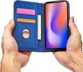 Pikkukuva 3 / 5: Hurtel Magnet Card Case iPhone 12 kortti lompakko tapauksessa kortin haltija sininen