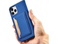 Pikkukuva 4 / 5: Hurtel Magnet Card Case iPhone 12 kortti lompakko tapauksessa kortin haltija sininen