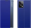 Miniatyrbild 1 av 5: Hurtel New Sleep Case fodral för Xiaomi Redmi Note 12 Pro+ flip cover stativ blå