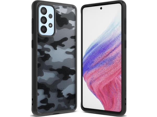 Ringke Ringke Fusion Matt fodral med gelram Samsung Galaxy A73 svart