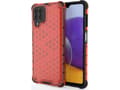 Pikkukuva 1 / 5: Hurtel Honeycomb panssaroitu kotelo geelikehyksellä Samsung Galaxy A22 4G punainen