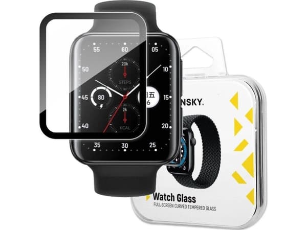 Wozinsky Wozinsky Wozinsky Watch Glass hybridilasi Oppo Watch 2 46 mm:lle musta