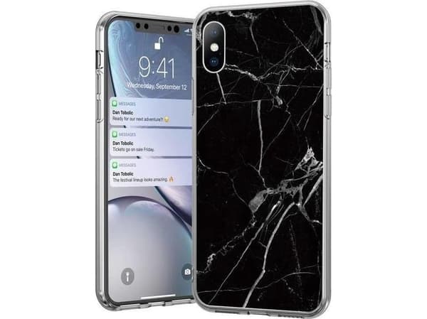 Wozinsky Wozinsky Marble gel fodral Samsung Galaxy A42 5G svart