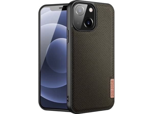 Dux Ducis Dux Ducis Fino fodral med nylonöverdrag iPhone 13 mini grön