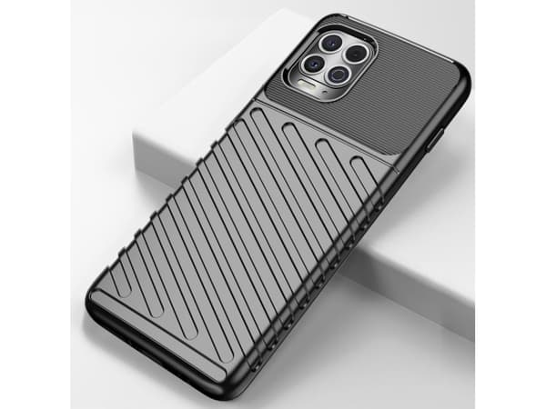 Hurtel Thunder Case fleksibelt pansret deksel til Motorola Moto G100 / Edge S svart