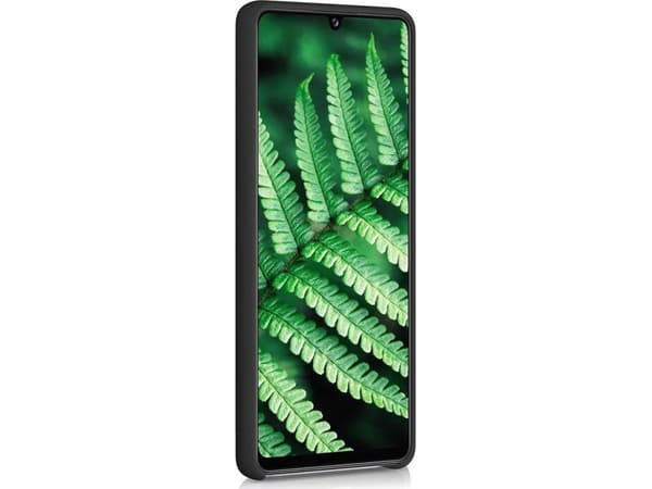 Hurtel Silikonfodral flexibelt silikonfodral Samsung Galaxy A42 5G svart