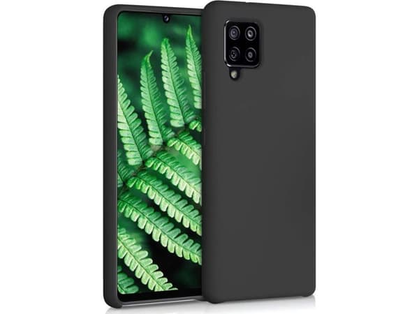 Hurtel Silikonfodral flexibelt silikonfodral Samsung Galaxy A42 5G svart