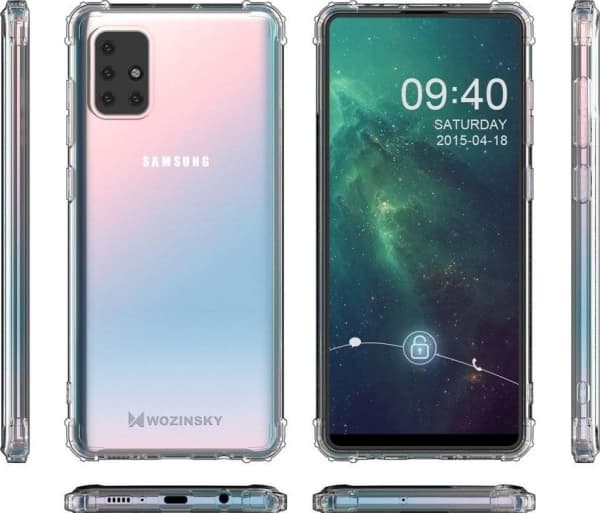 Wozinsky Wozinsky Anti Shock Armored Case til Samsung Galaxy A72 4G Gjennomsiktig