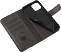 Miniatyrbild 4 av 5: Hurtel Magnet Case elegant flip cover-fodral med ståfunktion Honor Magic3 Pro svart