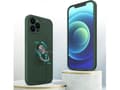 Miniatyrbilde 3 av 3: Hurtel Ring Case silikondeksel med fingerholder og stativ for iPhone 12 Pro Max gul