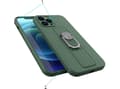 Miniatyrbilde 2 av 3: Hurtel Ring Case silikondeksel med fingerholder og stativ for iPhone 12 Pro Max gul