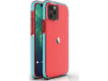 Miniatyrbilde 1 av 4: Hurtel Spring Case gel-deksel med en fargerik ramme for iPhone 13 mini lyseblå
