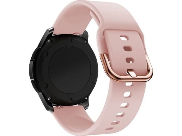 Hurtel Silikonihihna TYS älykellon nauha universaali 20mm vaaleanpunainen