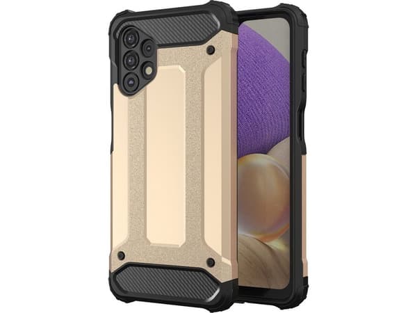Hurtel Hybrid Armor pansret hybriddeksel til Samsung Galaxy A32 5G gull