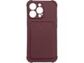 Miniatyrbilde 1 av 5: Hurtel Card Armor Case Case Cover for Samsung Galaxy A32 4G Card Wallet Silikon Armor Air Bag Case Raspberry