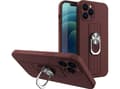 Miniatyrbild 1 av 3: Hurtel Ring Case silikonfodral med fingergrepp och stativ för Xiaomi Redmi 10X 4G / Xiaomi Redmi Note 9 brun
