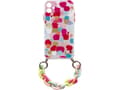 Miniatyrbild 1 av 5: Hurtel Color Chain Case gel elastiskt fodral med kedjehänge för Samsung Galaxy S21 5G multicolour (2)