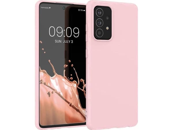 Hurtel Silikonskal flexibelt silikonskal Samsung Galaxy A22 4G rosa