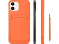 Pikkukuva 4 / 5: Hurtel Card Case silikoni lompakko tapauksessa kortti taskussa asiakirjat Samsung Galaxy S21 + 5G (S21 Plus 5G) tummansininen