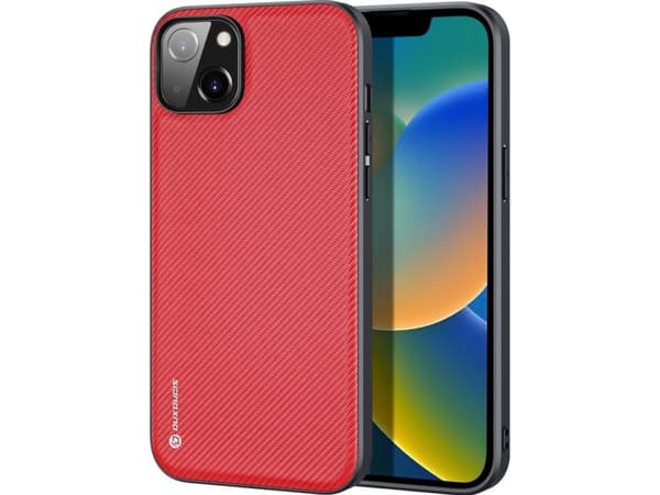 Dux Ducis Dux Ducis Fino nylonpäällysteinen kotelo iPhone 14 Max punainen