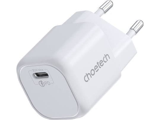 Choetech GaN USB Type C PD 30W vegglader svart (PD5007)