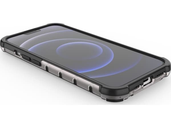 Hurtel Honeycomb panssaroitu kotelo geelikehyksellä iPhone 13 Pro sininen