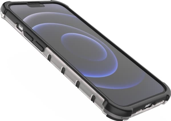 Hurtel Honeycomb panssaroitu kotelo geelikehyksellä iPhone 13 Pro sininen