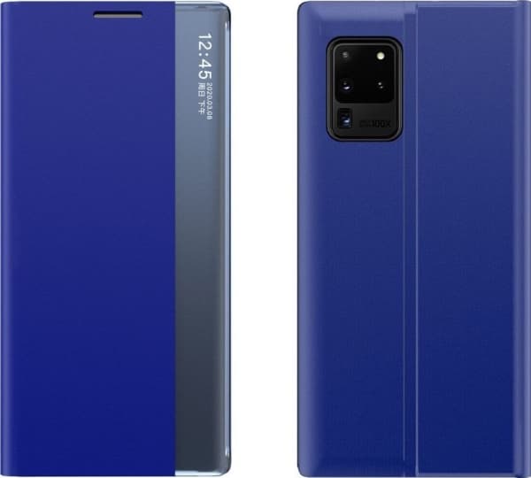 Hurtel Uusi Sleep Case flip cover jalusta toiminto Samsung Galaxy A72 sininen