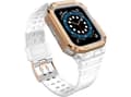 Miniatyrbilde 1 av 5: Hurtel Protect Strap Band Band med veske for klokke 7/6/5/4/3/2/SE (41/40/38mm) urkasse pansret klokkedeksel Rosa
