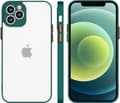 Miniatyrbild 1 av 5: Hurtel Milky Case silikon flexibelt genomskinligt fodral för Xiaomi Redmi 10X 4G / Xiaomi Redmi Note 9 mörkgrön