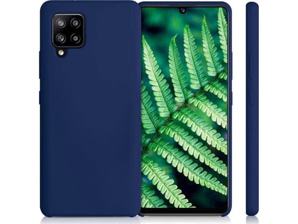 Hurtel Silikonetui fleksibelt silikondeksel til Samsung Galaxy A42 5G blå