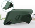 Miniatyrbilde 3 av 4: Wozinsky Wozinsky Kickstand-deksel Fleksibelt silikondeksel med stativ for iPhone 11 Pro Max Gul