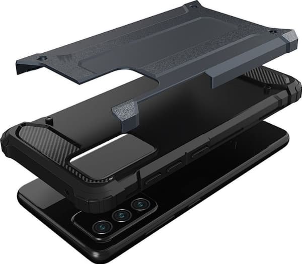 Hurtel Hybrid Armor pansret hybriddeksel til Samsung Galaxy A72 4G sølv