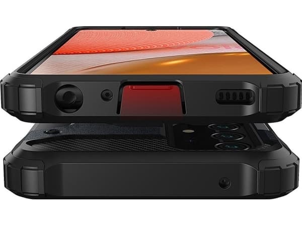 Hurtel Hybrid Armor pansret hybriddeksel til Samsung Galaxy A72 4G sølv