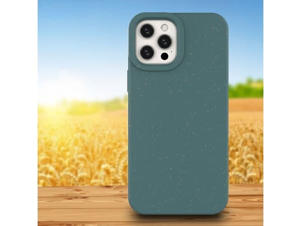 Hurtel Eco Case-deksel til iPhone 12 Pro Max silikondeksel telefondeksel grønt