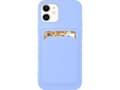 Pikkukuva 1 / 5: Hurtel Card Case silikoni lompakko tapauksessa kortti taskussa asiakirjat iPhone 13 Pro violetti