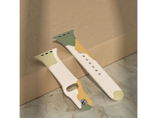 Hurtel Strap Moro-bånd for Apple Watch 6/5/4/3/2 (44mm / 42mm) silikonrem camo-klokkearmbånd (5)
