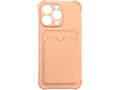 Pikkukuva 1 / 5: Hurtel Card Armor Case tapauksessa tapauksessa iPhone 12 Pro kortti lompakko silikoni panssari tapauksessa Air Bag vaaleanpunainen