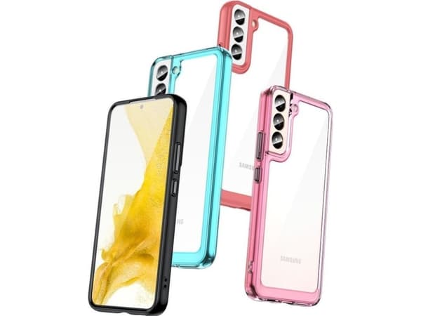 Hurtel Outer Space Case Samsung Galaxy S23+ tapauksessa joustava kehys sininen