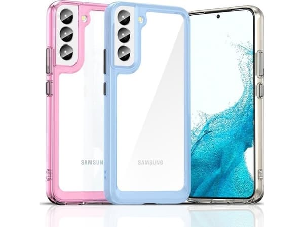 Hurtel Outer Space Case Samsung Galaxy S23+ tapauksessa joustava kehys sininen