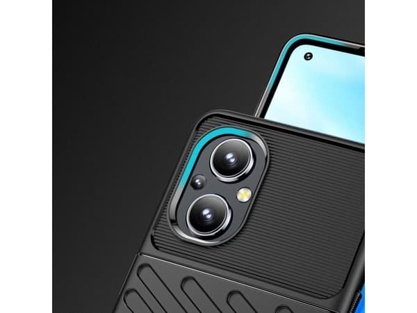 Hurtel Thunder Case joustava panssaroitu kotelo kansi OnePlus Nord N200 5G musta