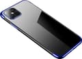 Miniatyrbilde 1 av 5: Hurtel Clear Color veske gel cover veske med metallramme for Samsung Galaxy S21 Ultra 5G blå