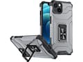 Pikkukuva 1 / 5: Hurtel Crystal Ring Case panssaroitu hybridi tapauksessa kansi + magneettinen haltija iPhone 12 mini musta