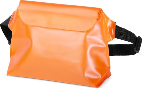 Vanntett PVC midjeveske - oransje
