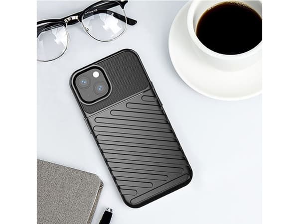 Hurtel Thunder Fodral Flexibelt Pansarskal till Iphone 13 Mini Blå